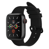 Apple Watch (38/40/SE/41/42mm) Native Union Curve Strap Silicone Strap - Black