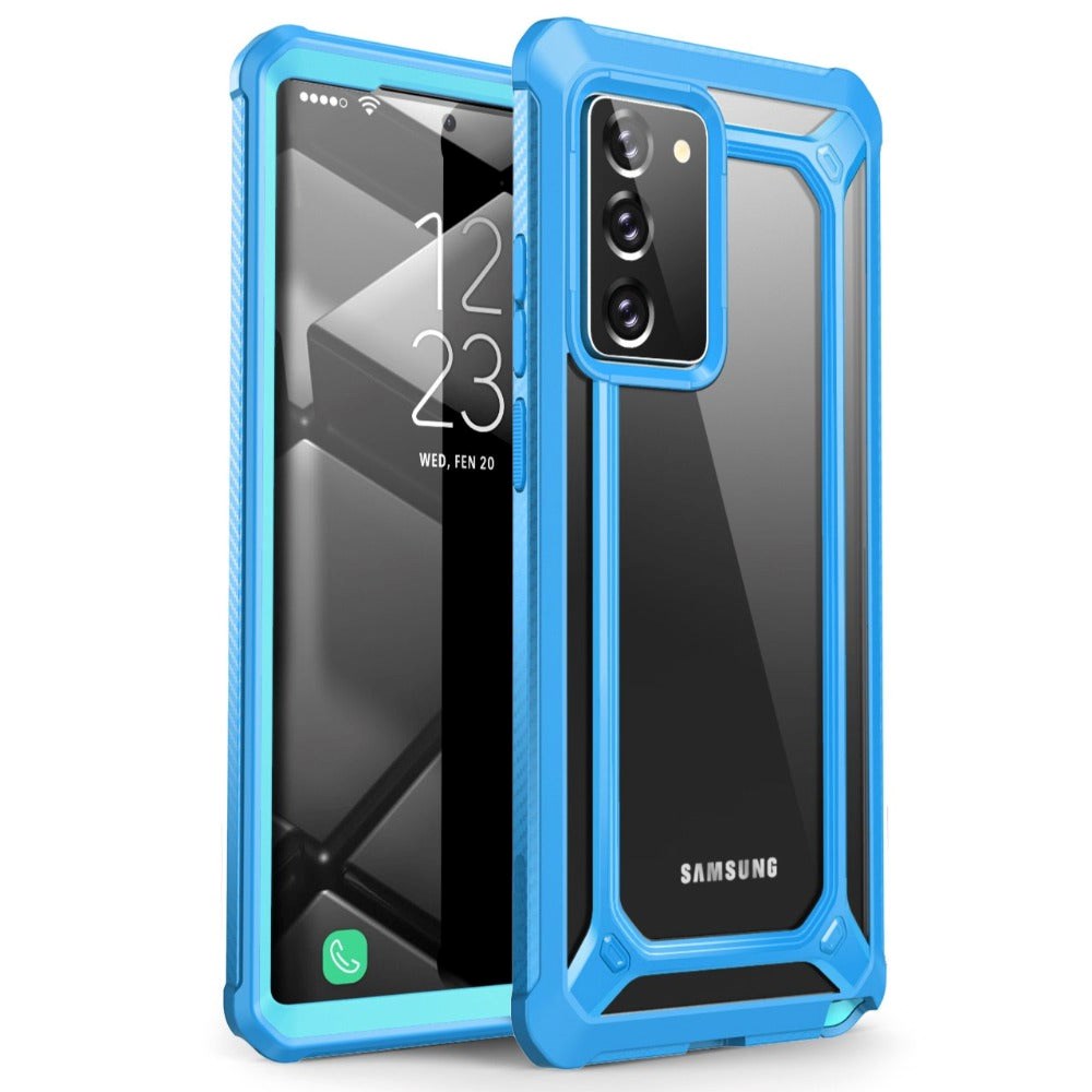 Samsung Galaxy Note 20 SUPCASE Unicorn Beetle EXO Clear Case - Blue