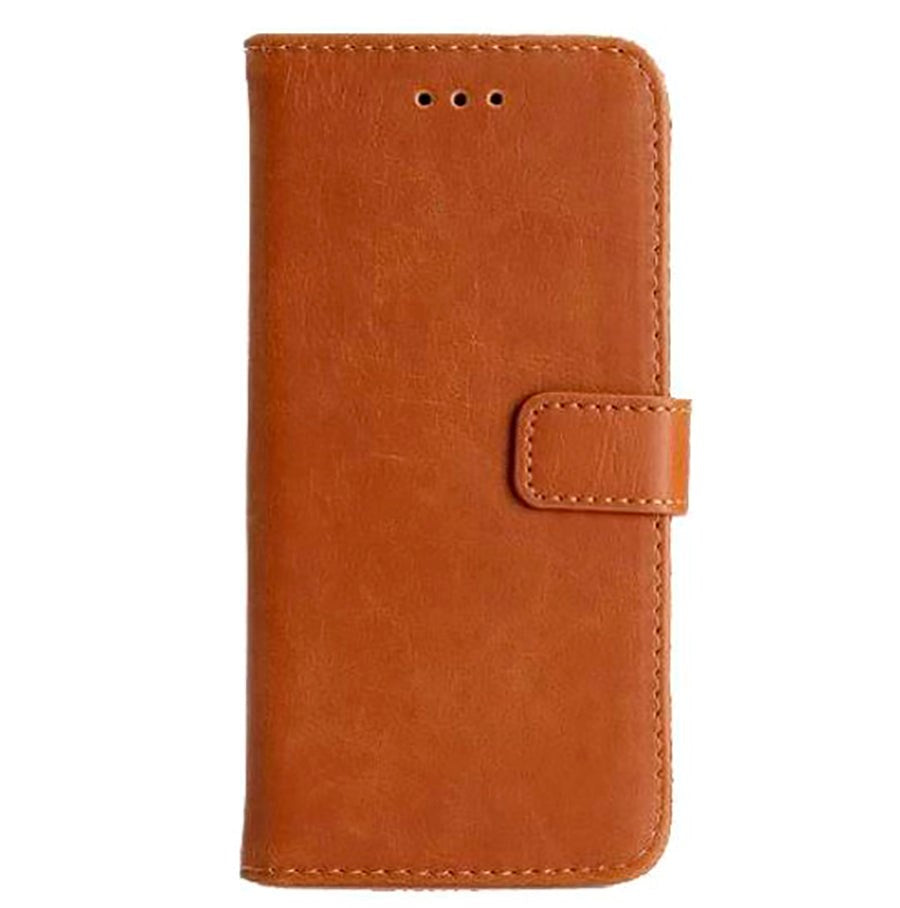 iPhone SE (2022 / 2020) / 8 / 7 Wallet Leather Case Light Brown