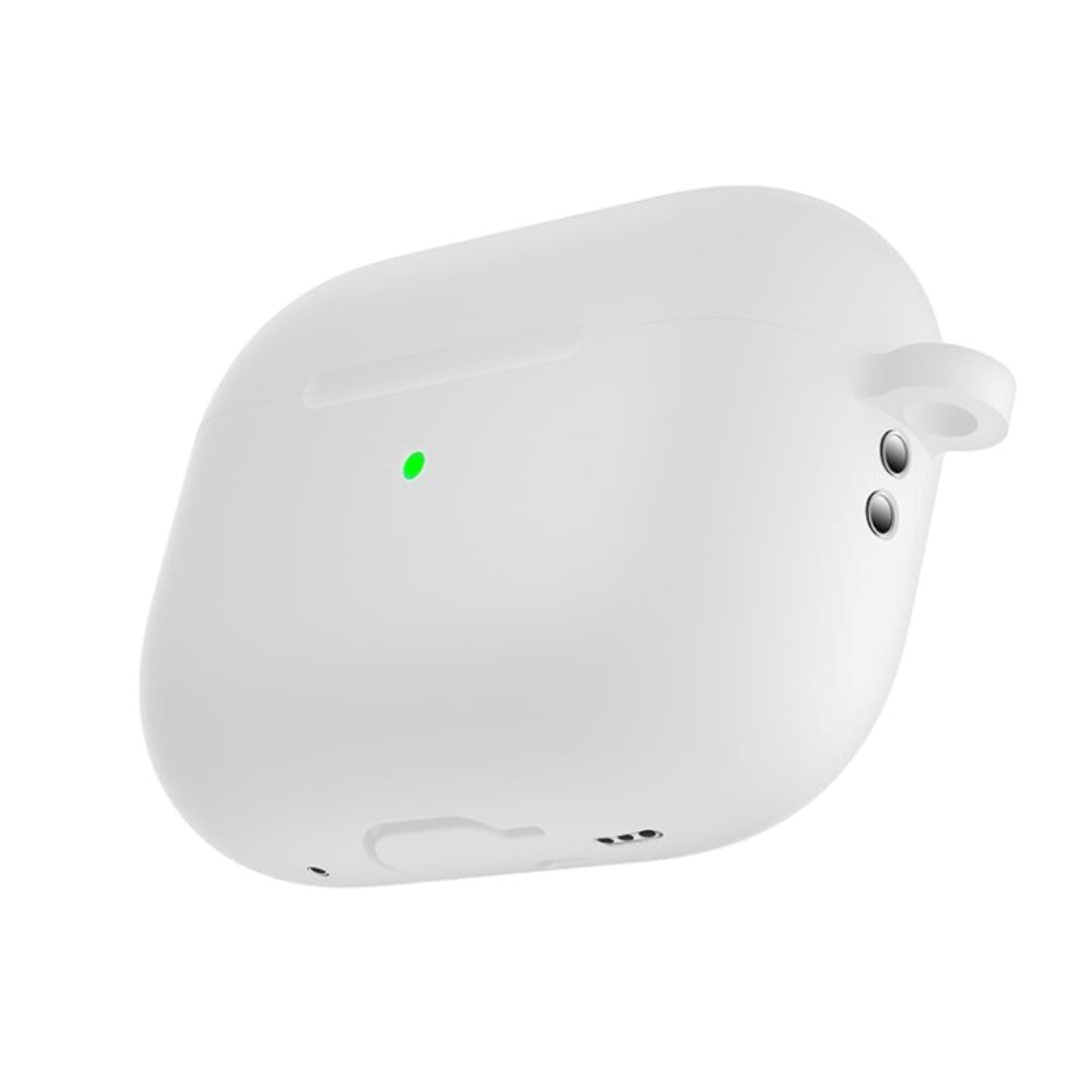 Apple Airpods Pro 2nd Gen (2022) Silicone Case with Snap Hook - White