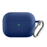 Apple Airpods Pro 2nd Gen (2022) Silicone Case with Snap Hook - Dark Blue