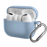 Apple Airpods Pro 2nd Gen (2022) Silicone Case with Snap Hook - Light Blue