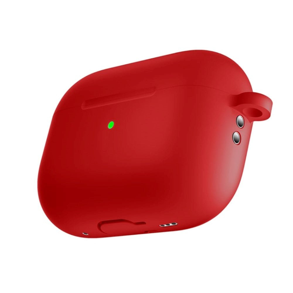 Apple Airpods Pro 2nd Gen (2022) Silicone Case with Snap Hook - Red