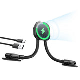 Baseus Flexible & Universal Car Phone Holder with Wireless Charging - MagSafe Compatible - Black