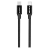 GreyLime 60W Braided USB-C to USB-C Cable 1 m - Black