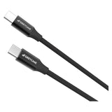 GreyLime Braided USB-C to USB-C Cable 2 m - Black