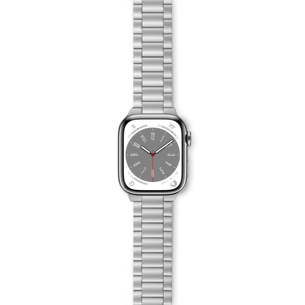 Apple Watch (38/40/SE/41/42mm) Epico Metal Strap - Silver