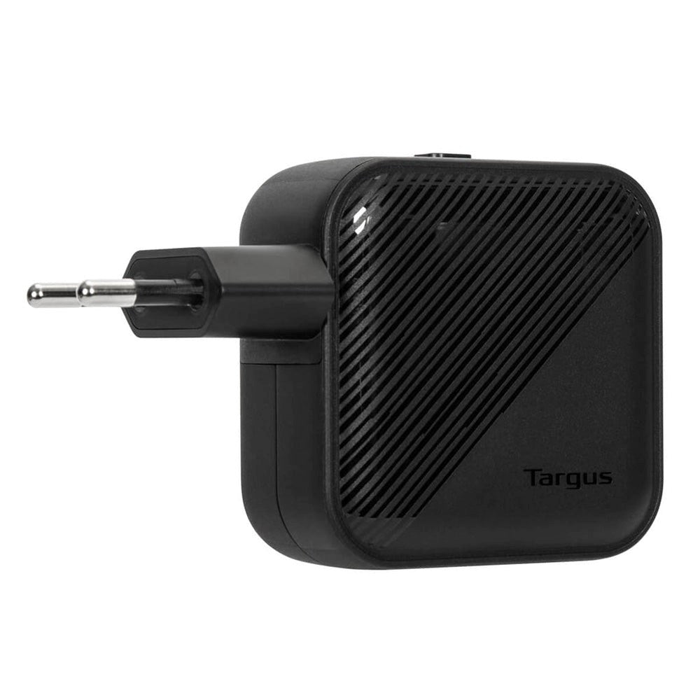 Targus 65W GaN PD Wall Charger with USB-C, USB-A and Travel Adapters - Black