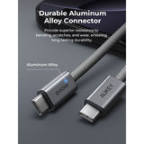 Aukey CB-DC242 Circlet Blink 240W USB-C to USB-C Cable - 1.8m - Grey