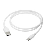 dbramante1928 Charging Cable Made from Recycled Plastic - USB-A to USB-C - 36W - 2.5M - White