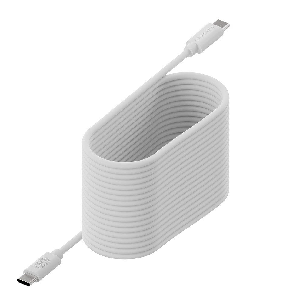 Upström Cirkulär USB-C to USB-C Cable 100W - 2.5m - White