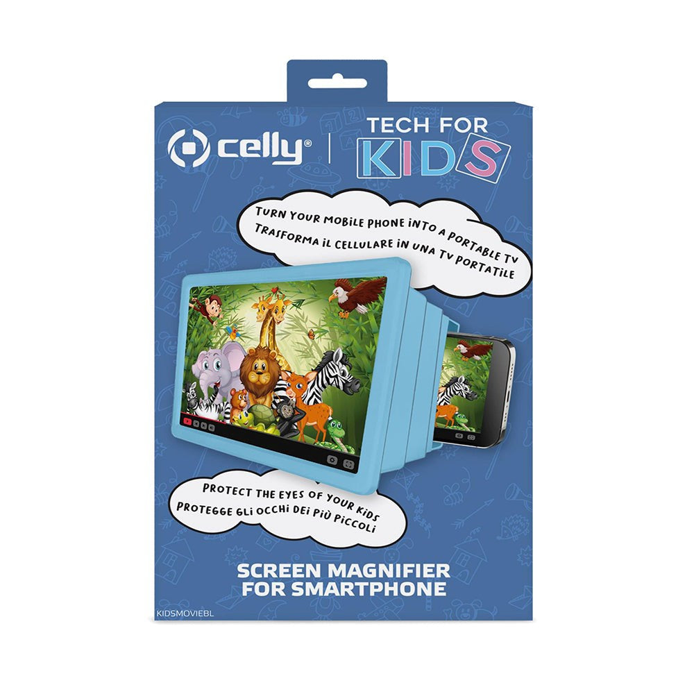 Celly Kids Smartphone Screen Magnifier - Blue