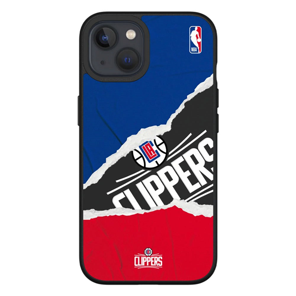 iPhone 13 RhinoShield SolidSuit Drop Proof NBA Case with LA Clippers - Sweat and Tears