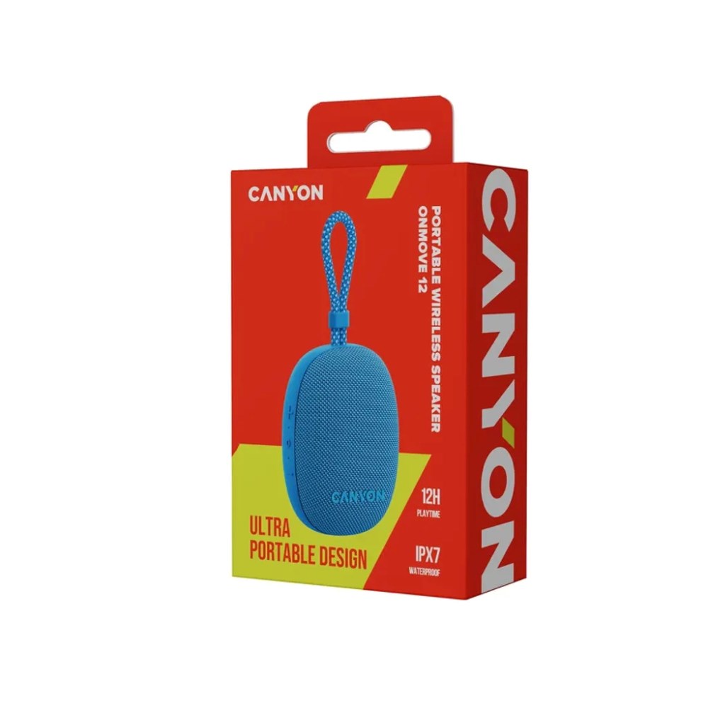 Canyon OnMove 12 Bluetooth Speaker - 5W - Blue