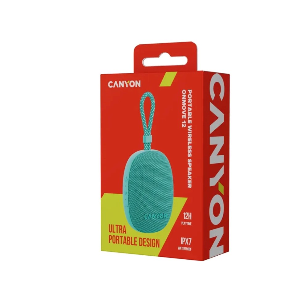 Canyon OnMove 12 Bluetooth Speaker - 5W - Green