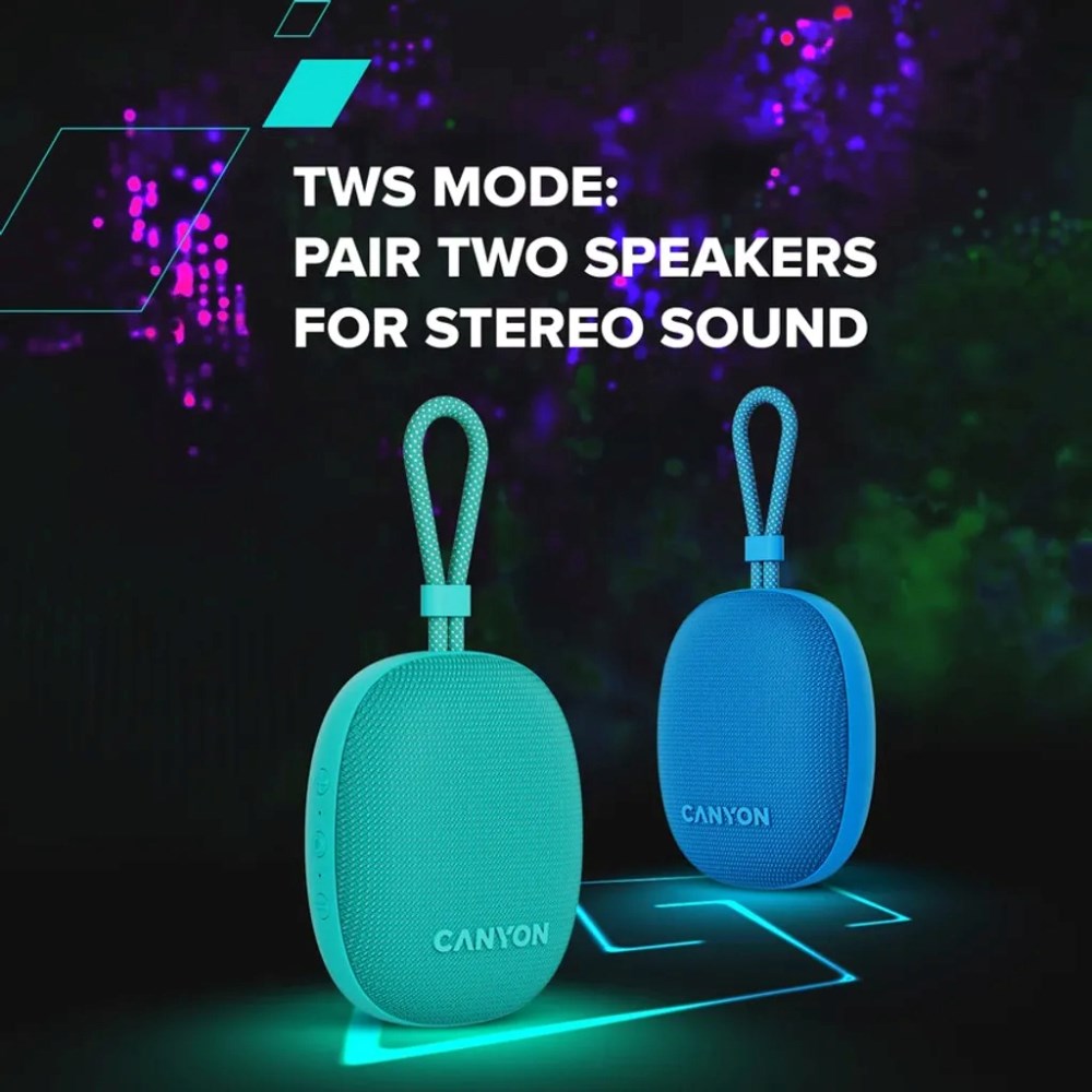 Canyon OnMove 12 Bluetooth Speaker - 5W - Green