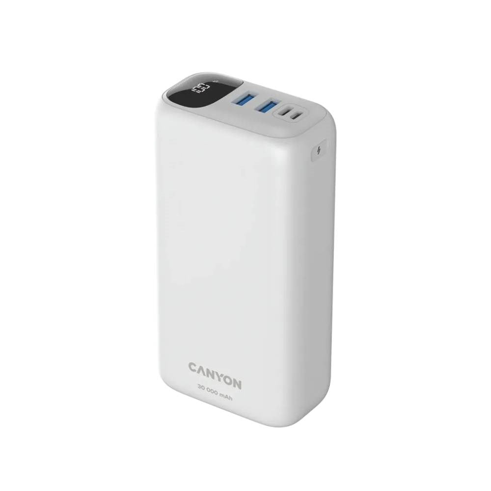 Canyon PB301 20W PowerBank - 30.000 mAh - White