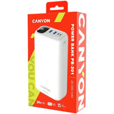 Canyon PB301 20W PowerBank - 30.000 mAh - White