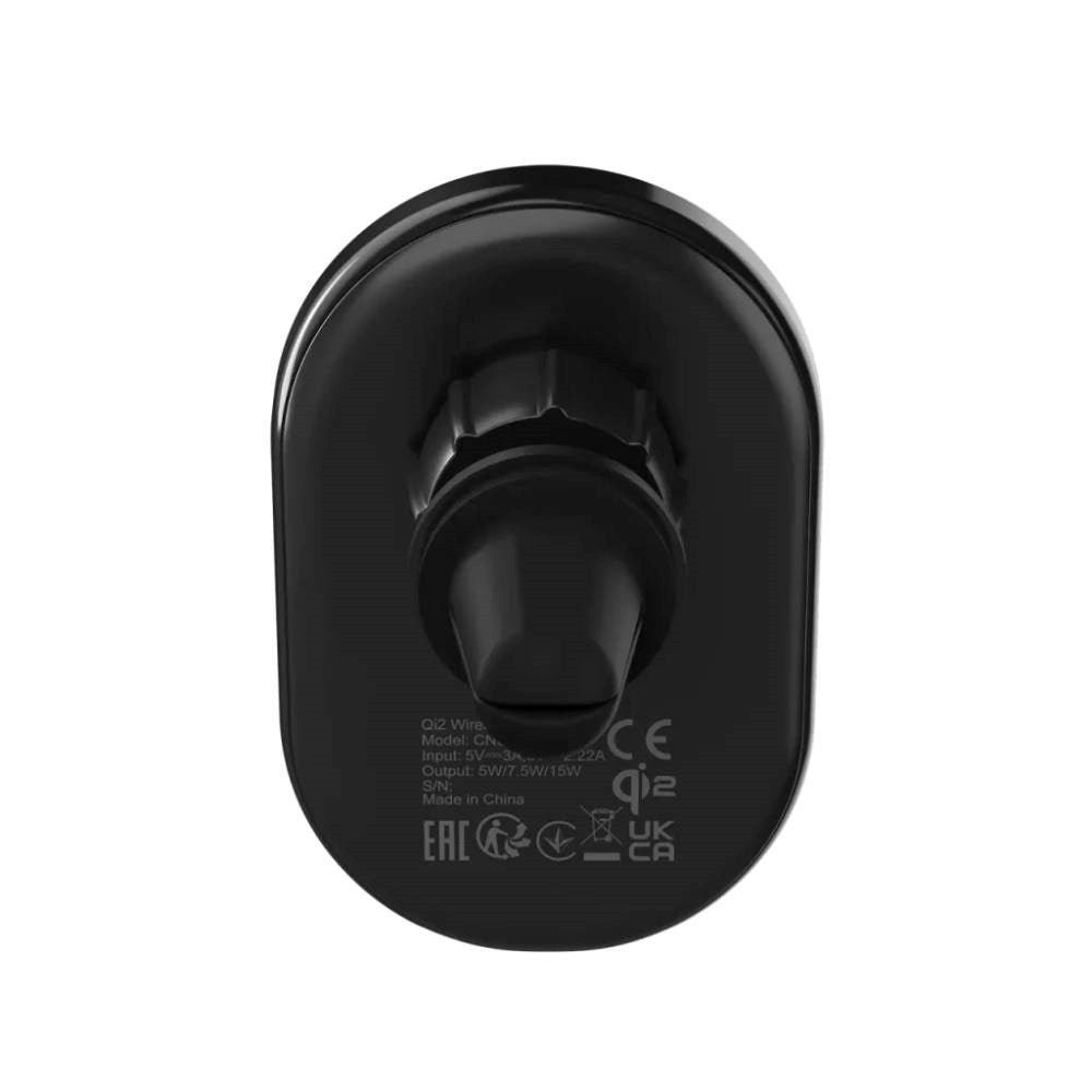 Canyon OnGrip 105 15W Car Charger for Air Vent - Qi2 / MagSafe Compatible - Black