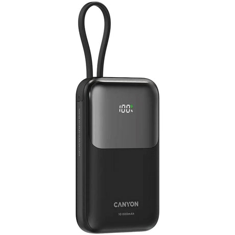 Canyon OnPower 101 22.5W PowerBank - 10.000 mAh - Black