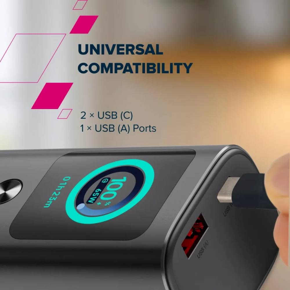 Canyon OnPower 265 PowerBank - 165W / 20.000 mAh - Grey