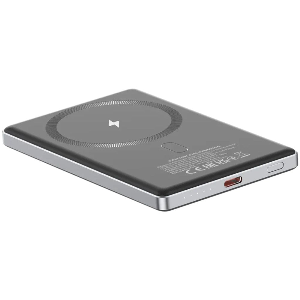 Canyon OnPower 505 20W PowerBank - 5000 mAh - MagSafe Compatible - Grey