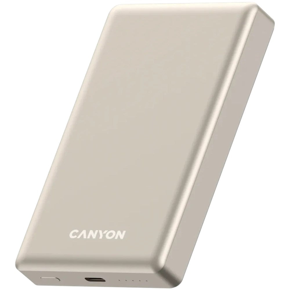 Canyon OnPower 510 20W PowerBank - 10.000 mAh - MagSafe Compatible - Beige