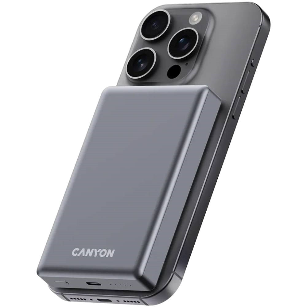 Canyon OnPower 510 10.000 mAh PowerBank - MagSafe Compatible - Gray