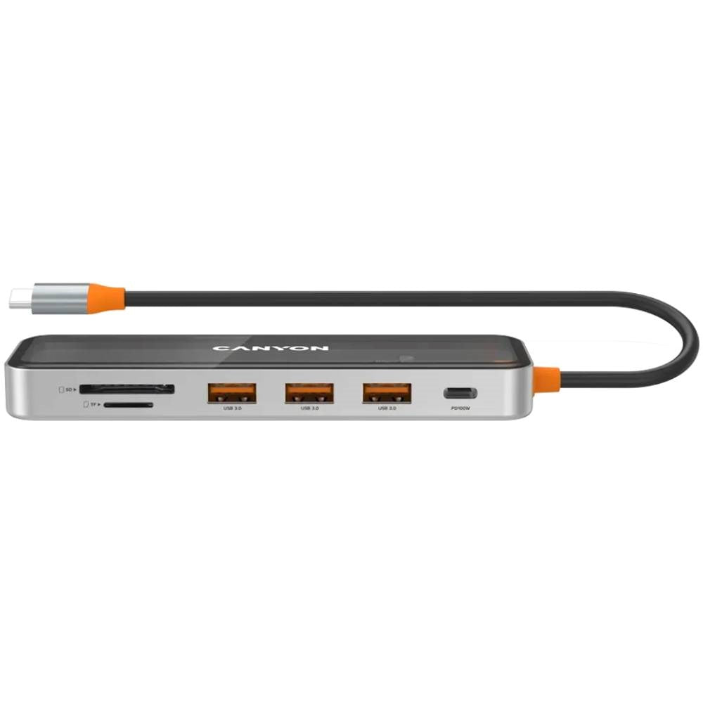 Canyon DS13 100W 7-in-1 USB-C Hub - Grey