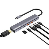 Canyon DS17 6-in-1 USB-C Hub - Grey