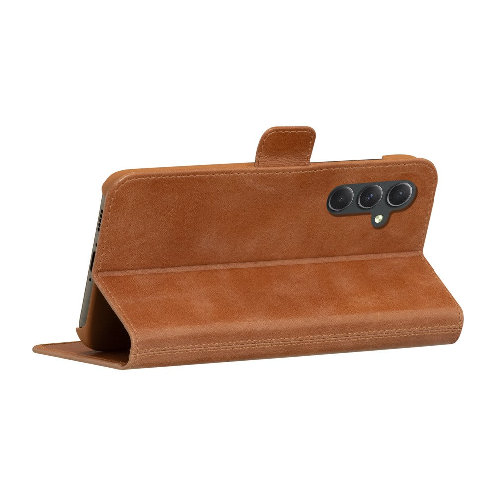 Samsung Galaxy A54 (5G) dbramante1928 Copenhagen Genuine Leather Flip Case with Wallet - Tan