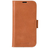 iPhone 16 dbramante1928 Copenhagen Slim Genuine Leather Case w. Wallet - Tan