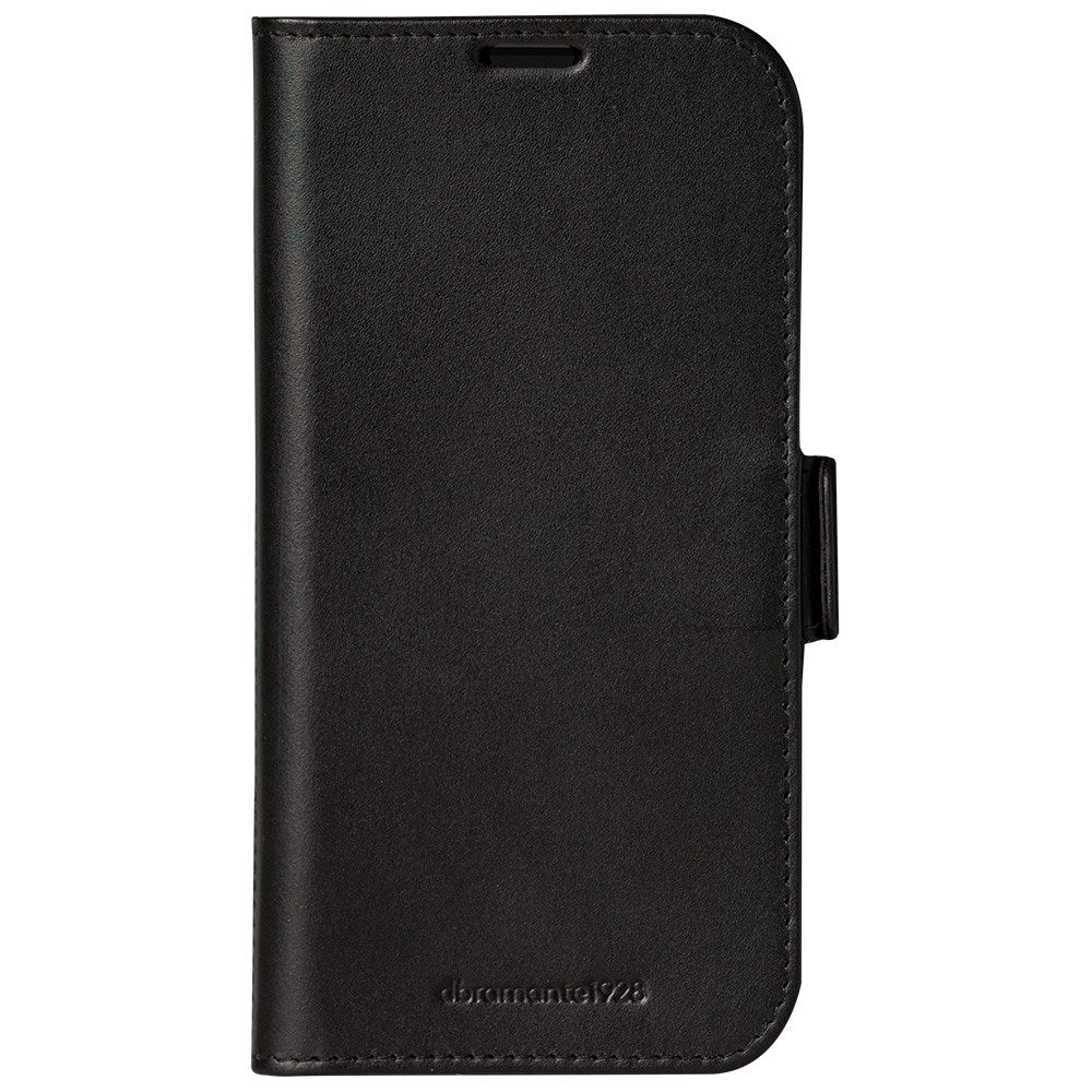 iPhone 16 dbramante1928 Copenhagen Slim Genuine Leather Case w. Wallet - Black