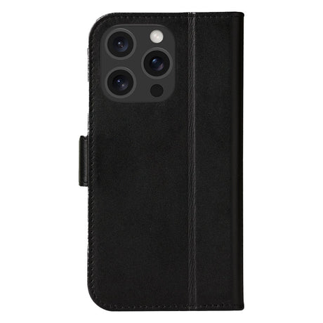 iPhone 16 Pro dbramante1928 Copenhagen Slim Genuine Leather Case w. Wallet - Black