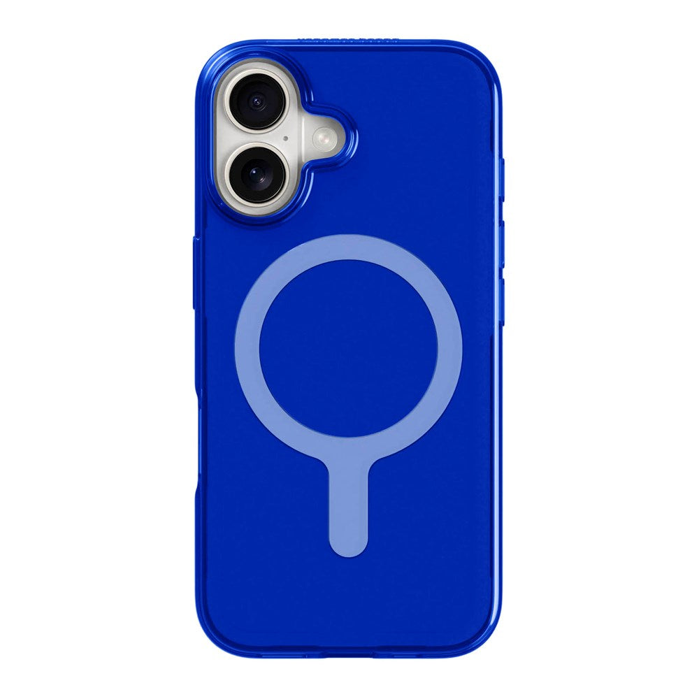 agood company iPhone 16 CLRPRTCT 100% Recycled Plastic Case - Transparent / Cobalt Blue