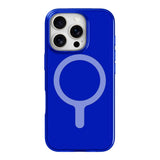 agood company iPhone 16 Pro CLRPRTCT 100% Recycled Plastic Case - Transparent / Cobalt Blue