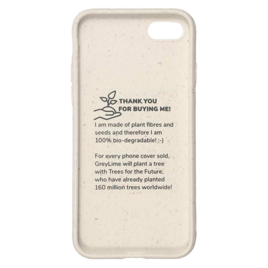 iPhone SE (2022 / 2020) / 8 / 7 / 6(s) GreyLime 100% Plant-based Case - Beige - Buy a Case & Plant a Tree