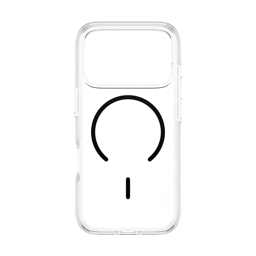 iPhone 18 Pro / 17 Pro CARE by PanzerGlass FLAGSHIP Urban Explorer Case - MagSafe Compatible - Transparent / Black