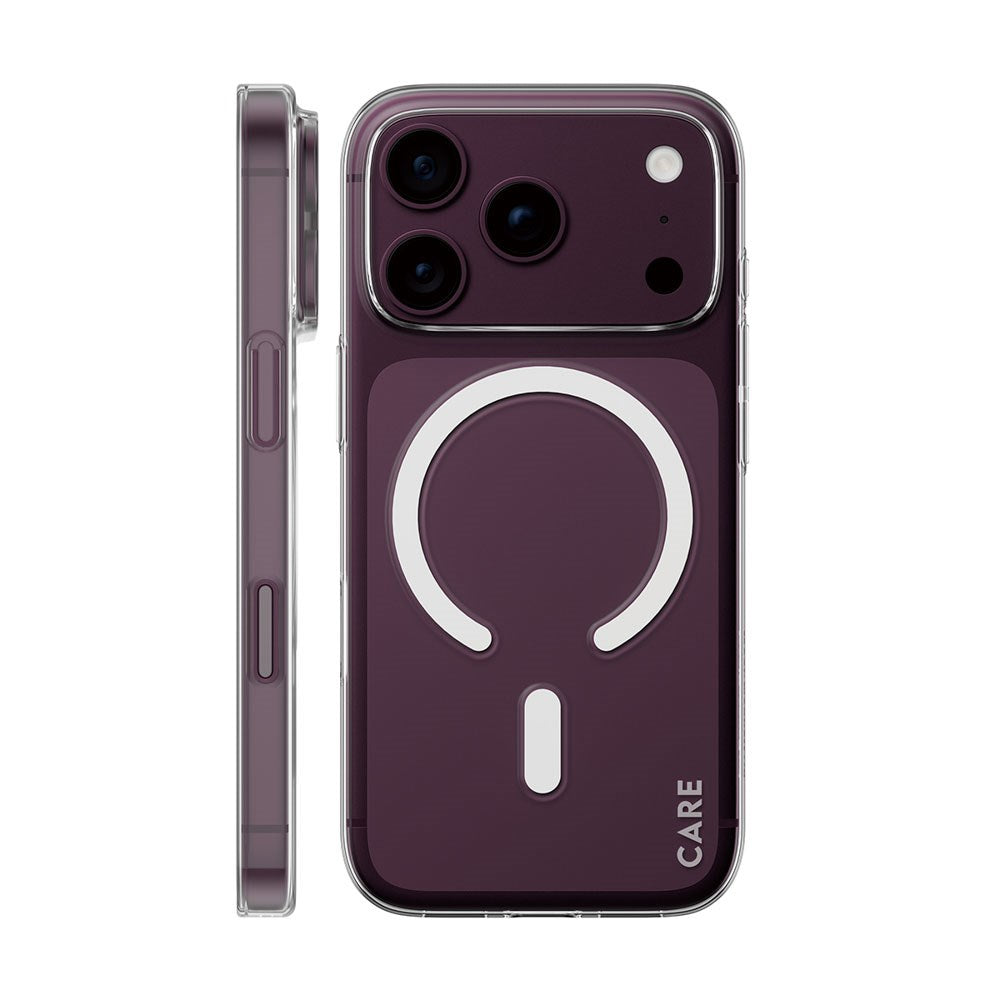 iPhone 18 Pro / 17 Pro CARE by PanzerGlass SL1M Case - MagSafe Compatible - Transparent