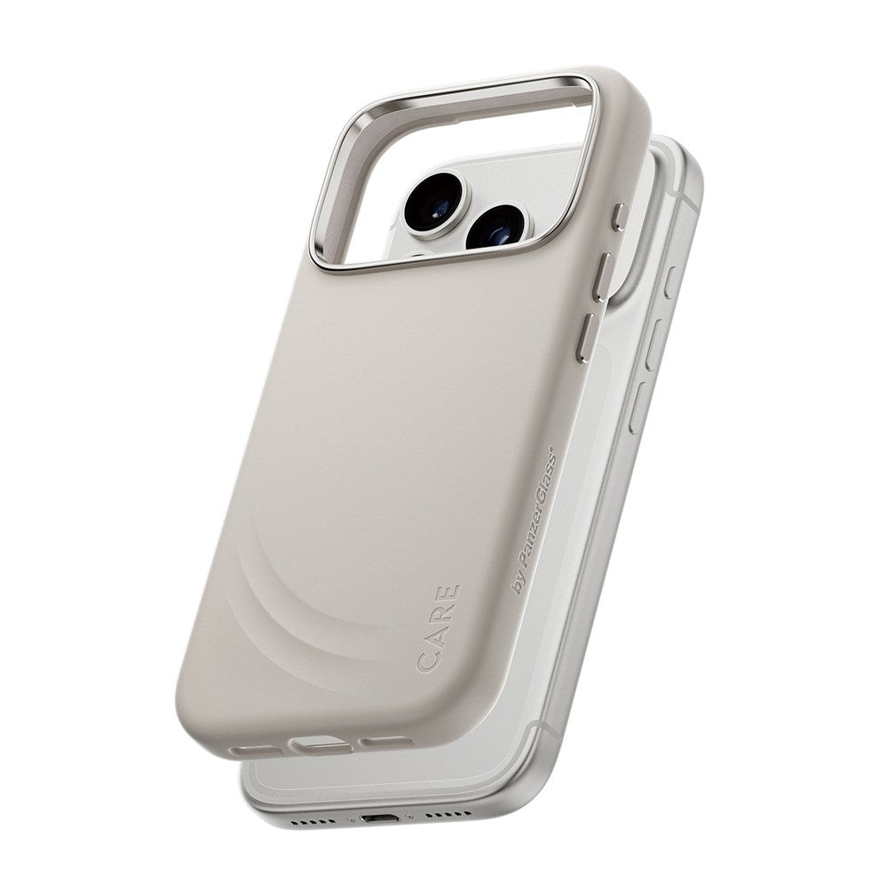 CARE by PanzerGlass iPhone 17 Pro Flow Case - MagSafe Compatible - Vanilla