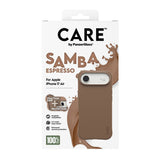 CARE by PanzerGlass iPhone Air Fashionable Samba Case - MagSafe Compatible - Espresso