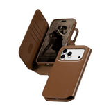 iPhone 18 Pro Max  / 17 Pro Max CARE by PanzerGlass Feature Tango 2-in-1 Flip Case with Wallet - MagSafe Compatible - Brown