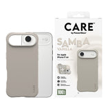 CARE by PanzerGlass iPhone Air Fashionable Samba Case - MagSafe Compatible - Vanilla