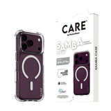 iPhone 18 Pro / 17 Pro CARE by PanzerGlass Fashionable Samba Case - MagSafe Compatible - Transparent