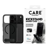 iPhone 18 Pro / 17 Pro CARE by PanzerGlass Feature Kickstand Case - MagSafe Compatible - Black / Transparent