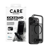 iPhone 18 Pro / 17 Pro CARE by PanzerGlass Feature Kickstand Case - MagSafe Compatible - Black / Transparent