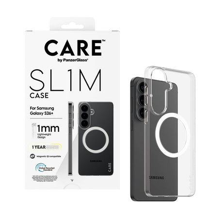 Samsung Galaxy S26+ (Plus) CARE by PanzerGlass SL1M Case - Transparent