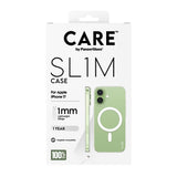 iPhone 17 CARE by PanzerGlass SL1M Case - MagSafe Compatible - Transparent