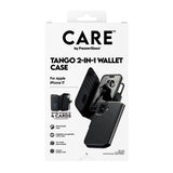 CARE by PanzerGlass iPhone 17 Feature Tango 2-in-1 Flip Case with Wallet - Black