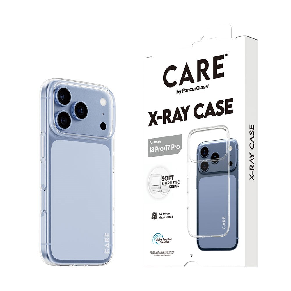 iPhone 18 Pro / 17 Pro CARE by PanzerGlass Fashionable X-Ray Soft Basic Case - Transparent